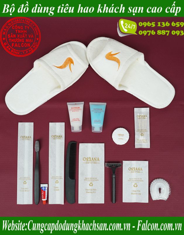 Combo bộ đồ dùng khách sạn chuyên dụng