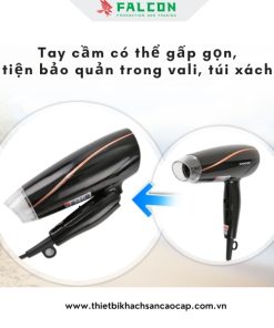 Máy sấy tóc cầm tay Sunhouse có 2 chế độ sấy giúp giảm thời gian sấy nhanh chóng