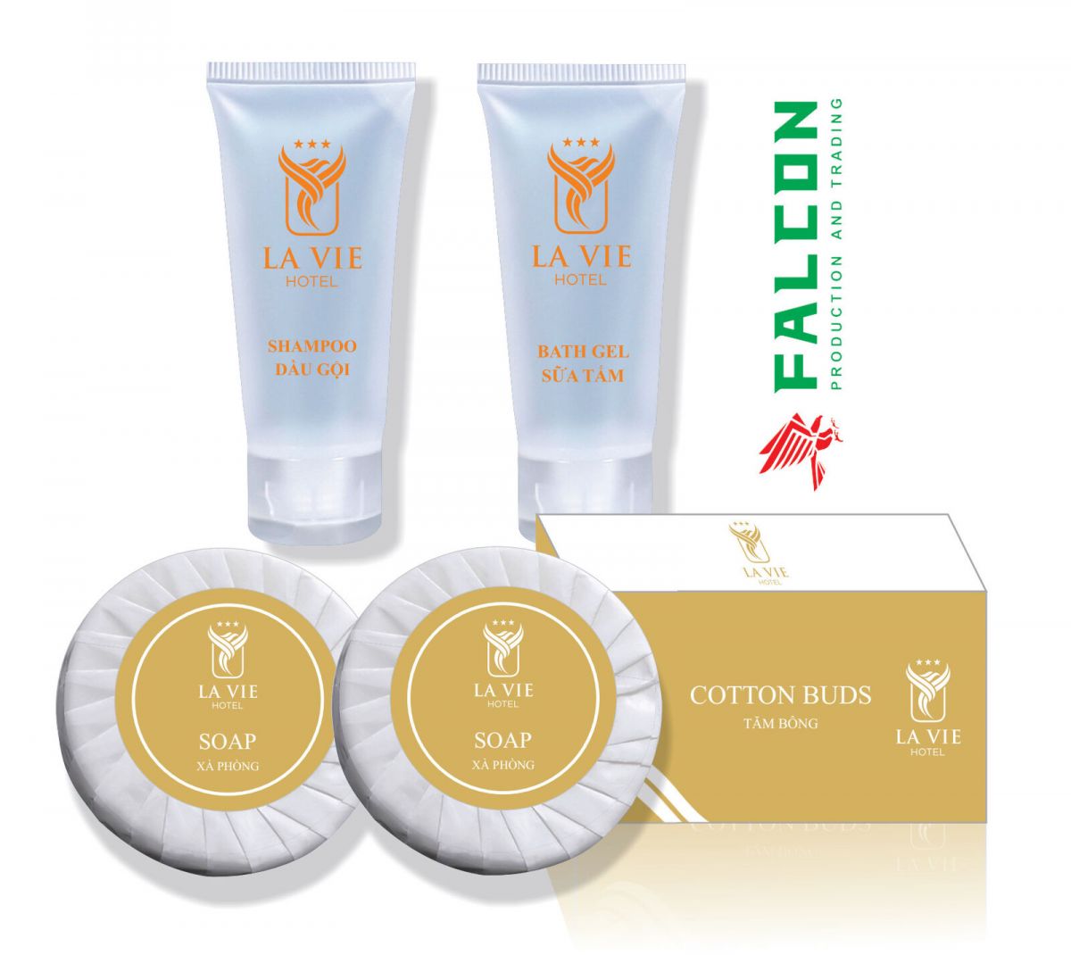 Bộ sản phẩm dầu gội - sữa tắm - xà bông