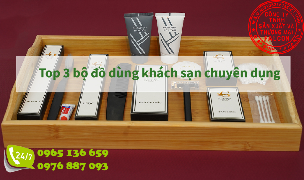 Bộ đồ dùng amenities khách sạn cao cấp