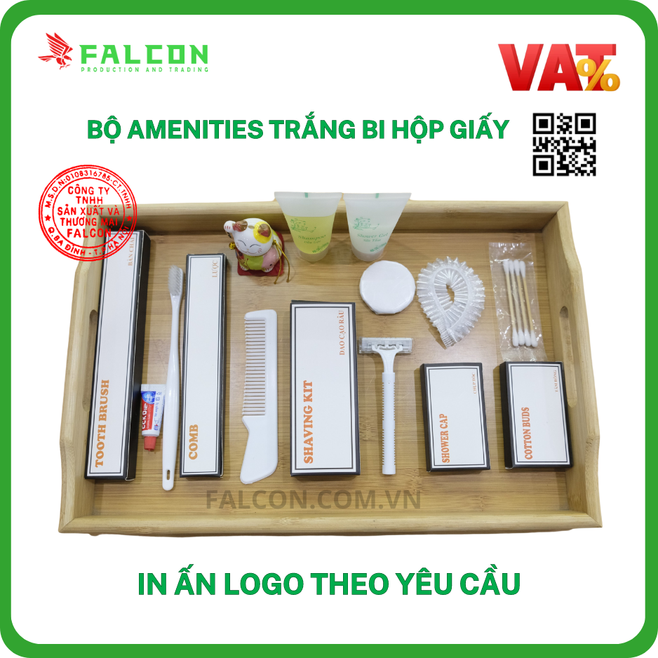 combo sản phẩm amenities khách sạn nhà nghỉ