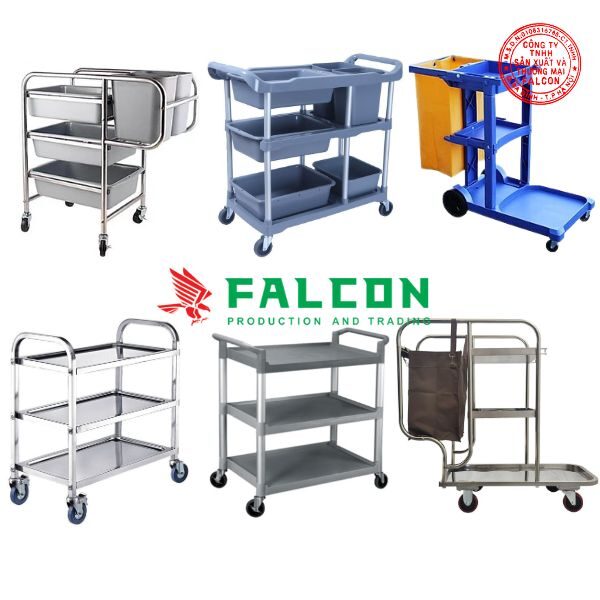 Xe đẩy dọn vệ sinh