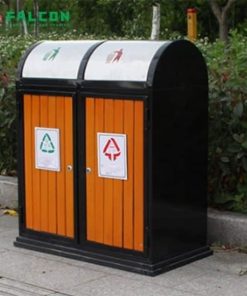 Thùng rác phân loại chất liệu khung thép không han gỉ bền bỉ