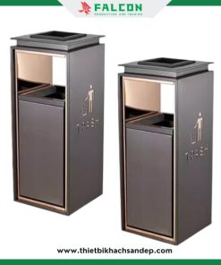 Thùng rác sản inox phủ nano cao cấp, sang trọng
