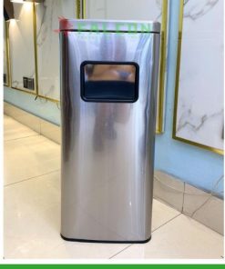 Thùng rác sảnh nano thiết kế hình chữ nhật hiện đại