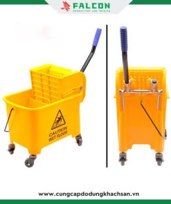Xe vắt móp đơn dung tích 36 lít với chất liệu nhựa ABS có độ bền cao