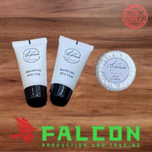 Bộ Amenities trắng đóng túi comfort sữa rửa mặt