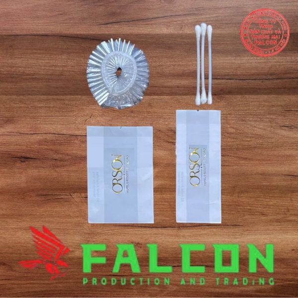 Bộ Amenities trắng đóng túi comfort bông tăm