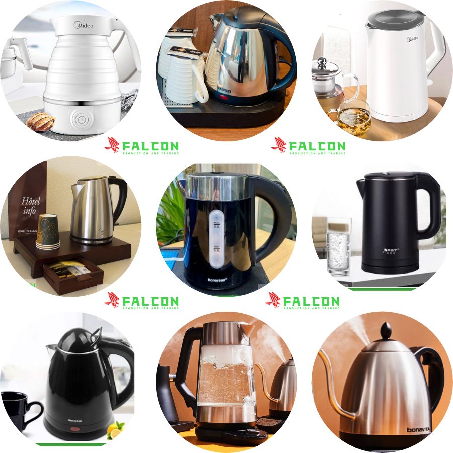 Bình đun sôi đủ các mẫu