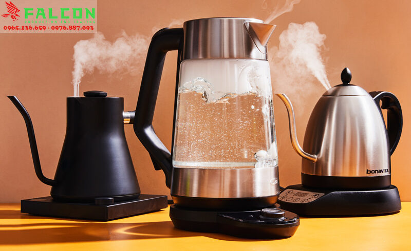 Tự động ngưng đun sôi khi đã đạt đến 100 độ C.