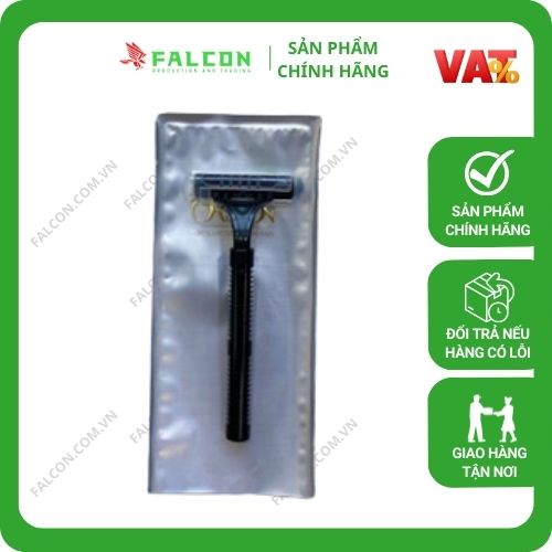 Bộ Amenities đen túi màng nhôm cạo dâu