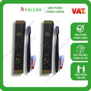 Bộ Amenities Đen Bao Bì Vỏ Hộp bàn chải