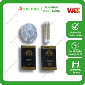 Bộ Amenities Đen Bao Bì Vỏ Hộp bông tăm chùm đầu