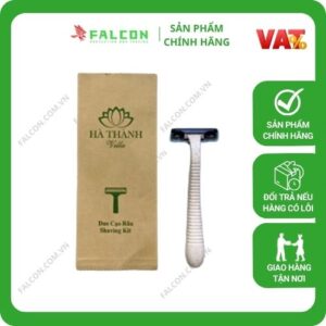 Bộ Amenities lúa mạch sang trọng túi knaft nâu cạo dâu