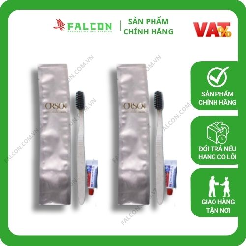 Combo amenities lúa mạch màng nhôm bàn chải