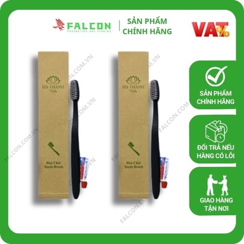 Bộ Ametinies Đen Túi Kraft Nâu bàn chải