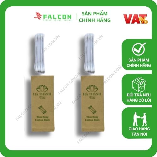 Bộ Ametinies Đen Túi Kraft Nâu bông tăm