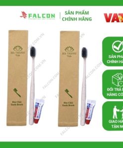 Amenities lúa mạch đóng túi kraft nâu bàn chải