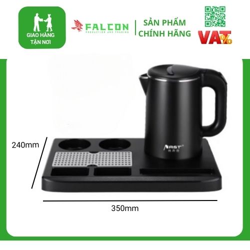 Bộ ấm siêu tốc NAST gồm 2 chi tiết kích thước nhỏ gọn