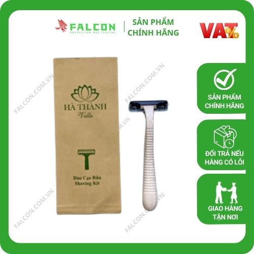 Bộ amenities lúa mạch cao cấp đóng túi kraft nâu cạo dâu