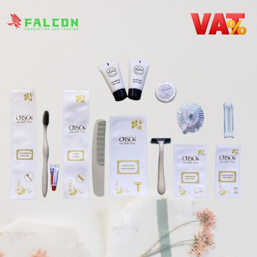 Bộ Amenities Lúa Mạch Túi Giấy Đá Cao Cấp tinh tế