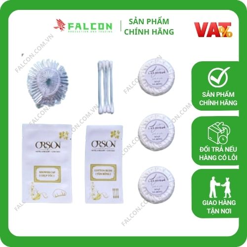 Bộ Amenities Lúa Mạch Túi Giấy Đá Cao Cấp đò dùng