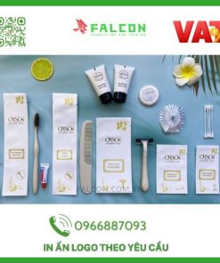 Bộ Amenities Lúa Mạch Túi Giấy Đá Cao Cấp