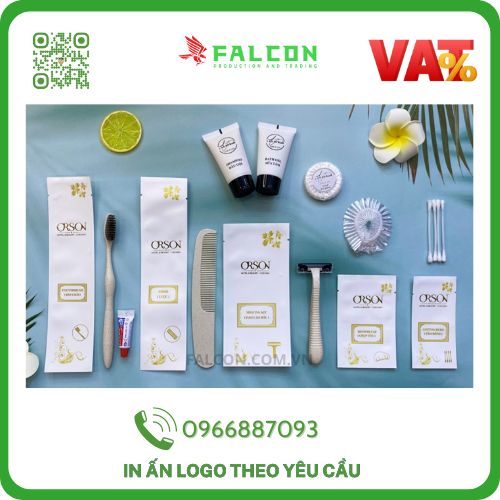 Bộ Amenities Lúa Mạch Túi Giấy Đá Cao Cấp