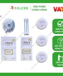 Bộ Bộ Amenities lúa mạch túi giấy đá bộ vệ sinh
