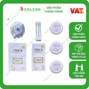 Bộ Bộ Amenities lúa mạch túi giấy đá bộ vệ sinh