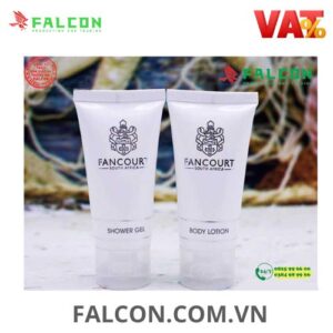 Tuýp dầu gội và sữa tắm in logo chuyên nghiệp