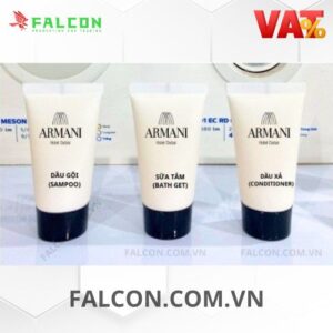 Tuýp dầu gội và sữa tắm in logo giá rẻ