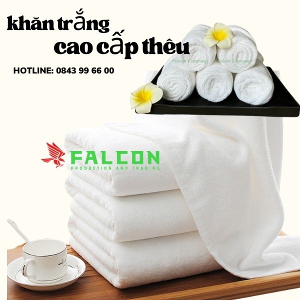 Khăn tắm khách sạn cao cấp cỡ lớn bông vừa.