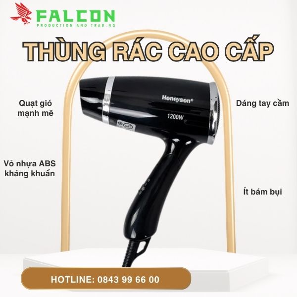 Máy sấy tóc khách sạn cầm tay cao cấp từ hãng Honeyson.