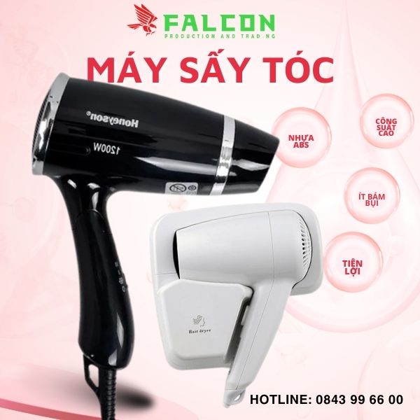 Máy sấy tóc cao cấp từ hãng Honeyson cho khách sạn.