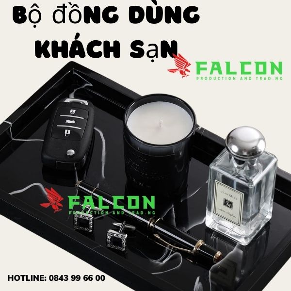 Bộ đồ dùng khách sạn cao cấp ( khay đựng đồ dùng).