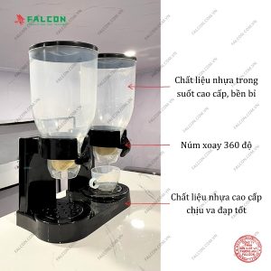 Thiết kế tiện lợi, dễ dàng tháo mở dọn vệ sinh sau khi sử dụng.