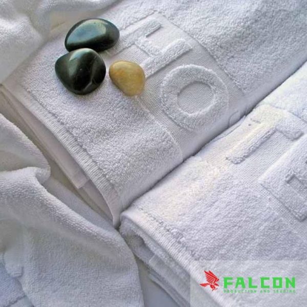 Khăn mặt khách sạn dệt logo độc quyền đạt tiêu chuẩn 5 sao.