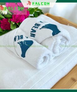 Khăn lau tay thêu logo khách sạn