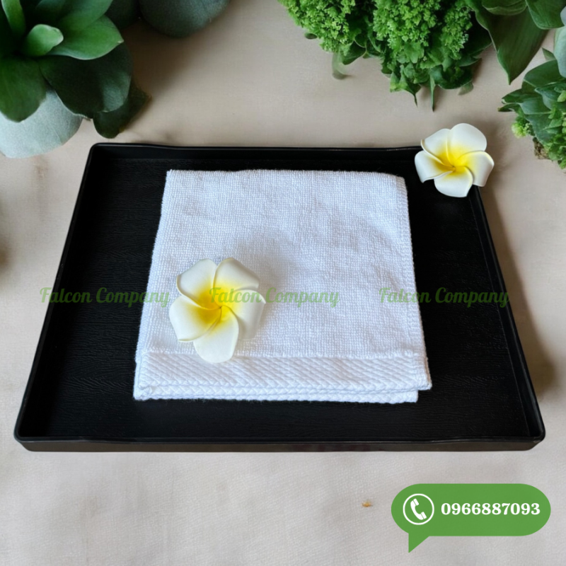 Khăn lau tay khách sạn bền màu, dễ vệ sinh, sử dụng tiện lợi