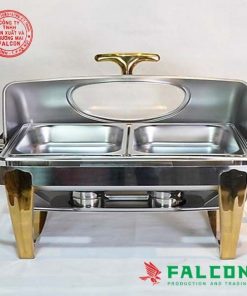 Chất liệu inox dày dặn, bền đẹp giúp giữ nóng thức ăn hiệu quả
