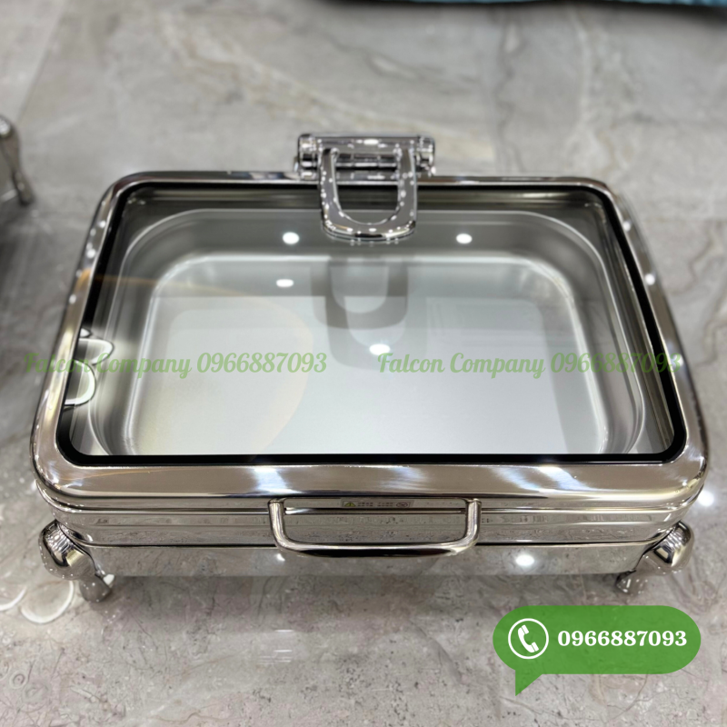 Nồi hâm buffet điện dung tích lớn 9L, công suất lớn, giúp tiết kiệm điện năng khi sử dụng