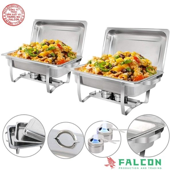 Thiết kế nồi hâm buffet sử dụng linh hoạt cồn và điện