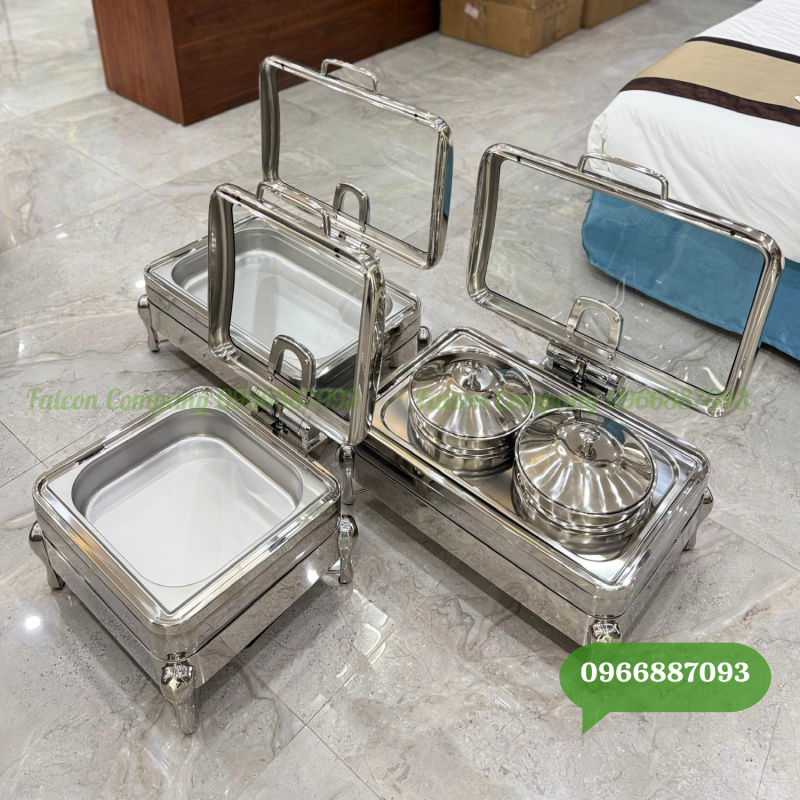 Một số mẫu nồi hâm buffet điện hiện có tại Falcon