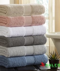 Khăn chất liệu cotton ca cấp, mềm mại, êm dịu khi sử dụng.