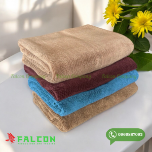 Chất liệu cotton sợi CD 20/4 thấm hút tốt, giữ phòng luôn sạch sẽ, khô ráo.