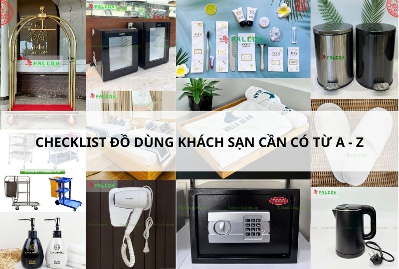 Danh sách đồ dùng thiết bị khách sạn cần có