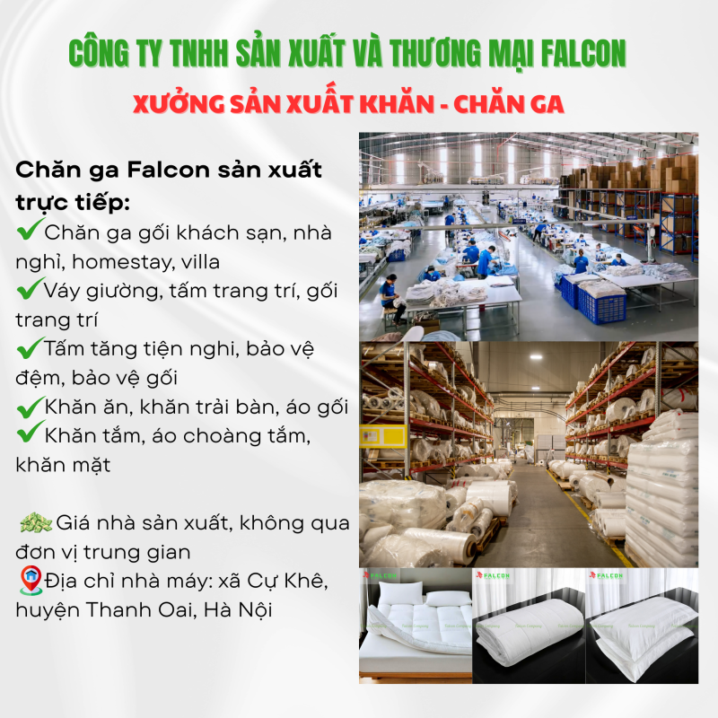 Đơn vị sản xuất chăn ga khách sạn