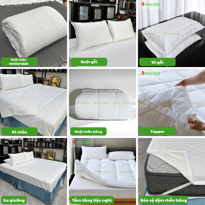 Cung cấp các sản phẩm chăn ga gối đệm