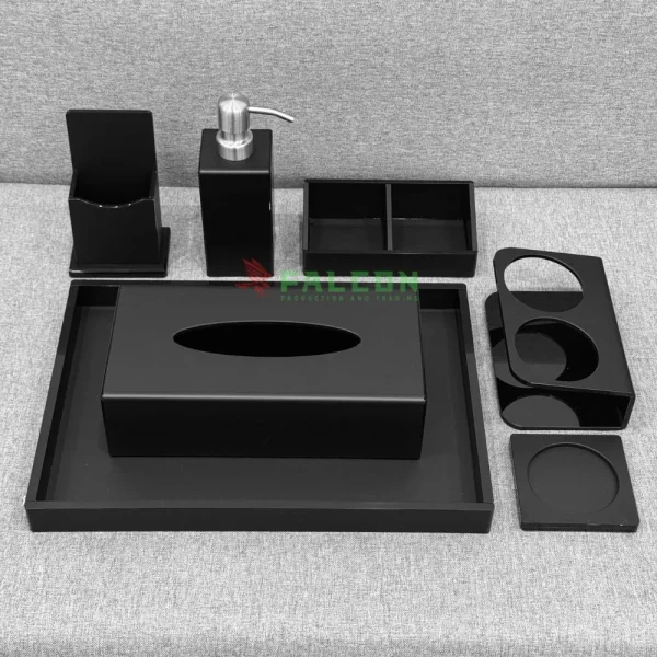 Hộp đựng khăn giấy hình chữ nhật Acrylic Falcon mơi nhất